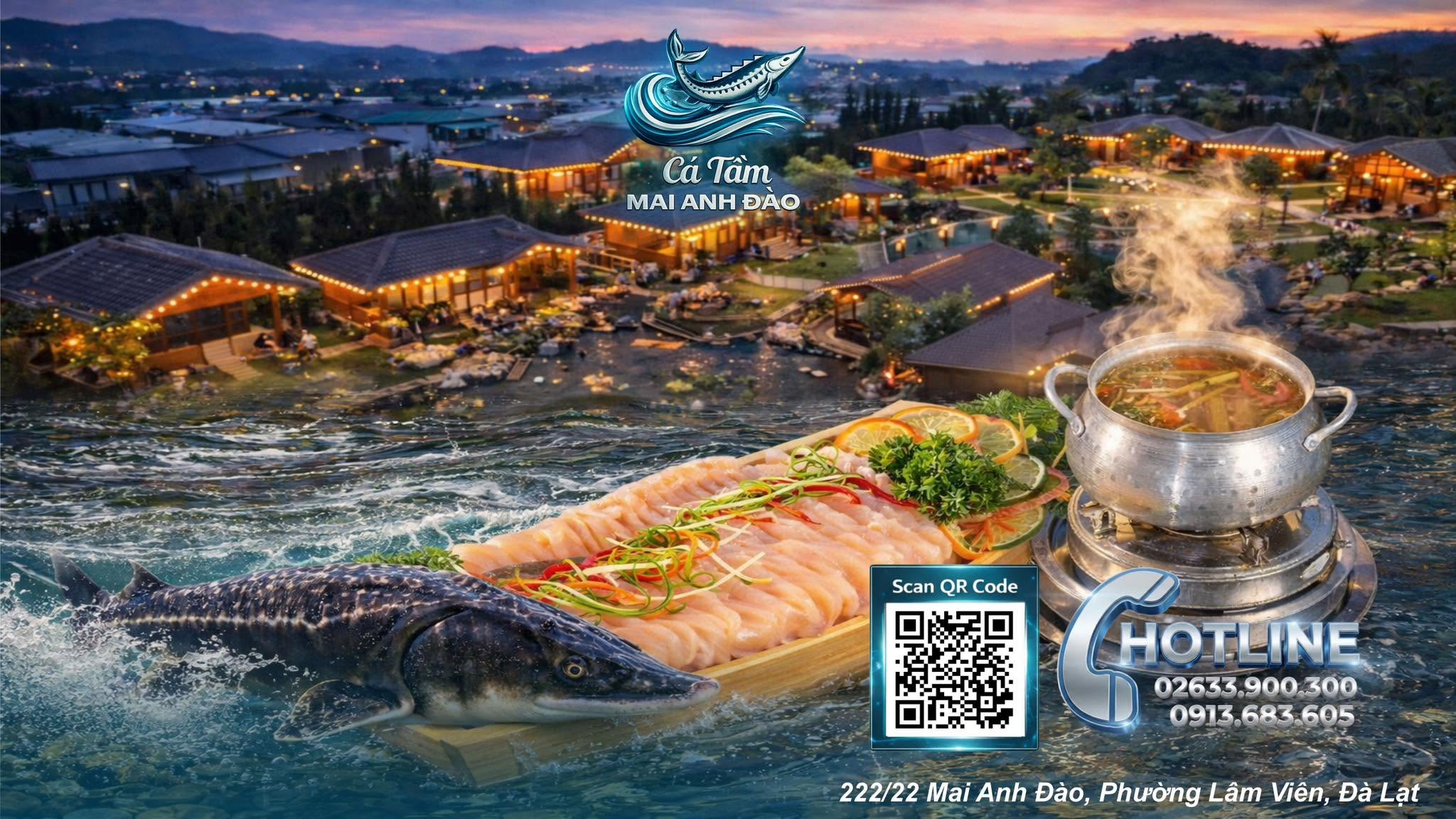 Cá tầm tươi sống tại Mai Anh Đào